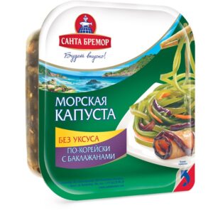 Marynowane po koreańsku algi morskie „Santa Bremor” z marchewką 200 g